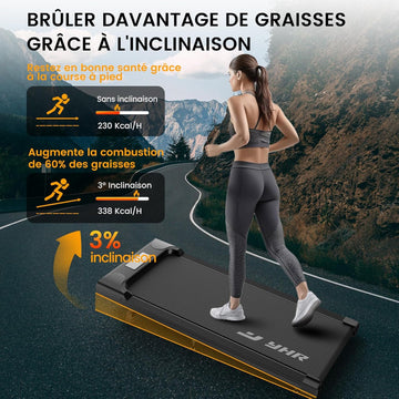 Tapis de Course Électrique Pliable 4 en 1 avec Télécommande